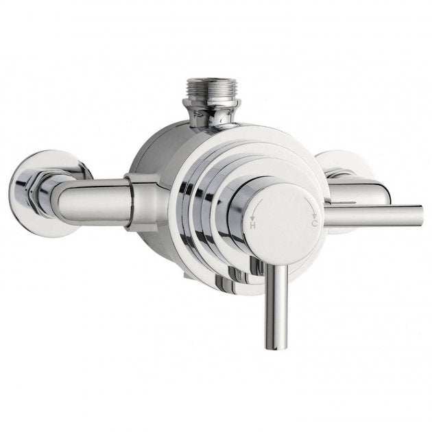 Hudson Reed Tec Dual Handle Exposed Shower Valve - Chrome - JTY026
