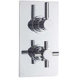 Hudson Reed Tec Thermostatic Dual Handle Pura Concealed Shower Valve -
