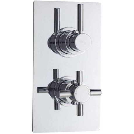 Hudson Reed Tec Thermostatic Dual Handle Pura Concealed Shower Valve -
