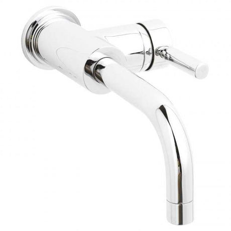 Hudson Reed Tec Wall Mounted Single Lever Side Action Basin Mixer Tap 