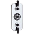 Hudson Reed Topaz Black Triple Diverter with Concealed Shower Valve - 