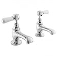 Hudson Reed Topaz Lever Manual Basin Taps - Chrome - BC301HL