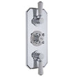 Hudson Reed Topaz Concealed Triple Handle Shower Valve - Chrome - TSVT