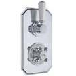 Hudson Reed Topaz Twin Diverter with Concealed Shower Valve  - Chrome 