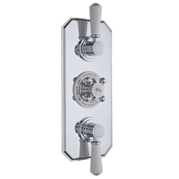 Hudson Reed Topaz Triple Diverter with Concealed Shower Valve - Chrome