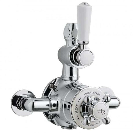 Hudson Reed Topaz Twin Exposed Dual Handle Shower Valve - Chrome - TSV