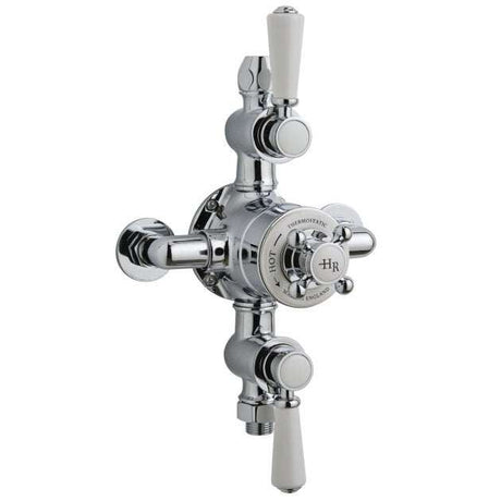 Hudson Reed Topaz Triple Handle Exposed Shower Valve - Chrome - TSVT10