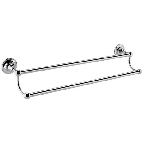 Hudson Reed Traditional Wall Mounted Double Towel Rail - Chrome - LH307