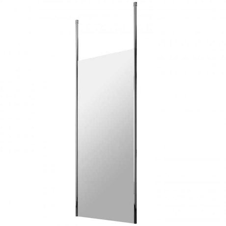 Hudson Reed 8mm Glass Wetroom Screen 1000mm Wide with Ceiling Post - Polished Chrome/Clear - GPCP10