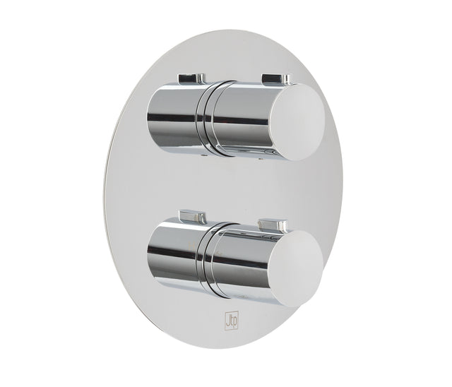 JTP Hugo 2 Outlet Thermostat Shower Valve - Chrome - 71671CL