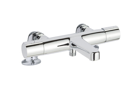 JTP Hugo Deck Mounted Thermostatic Bath Shower Mixer Without Kit - Chrome - 29657DM