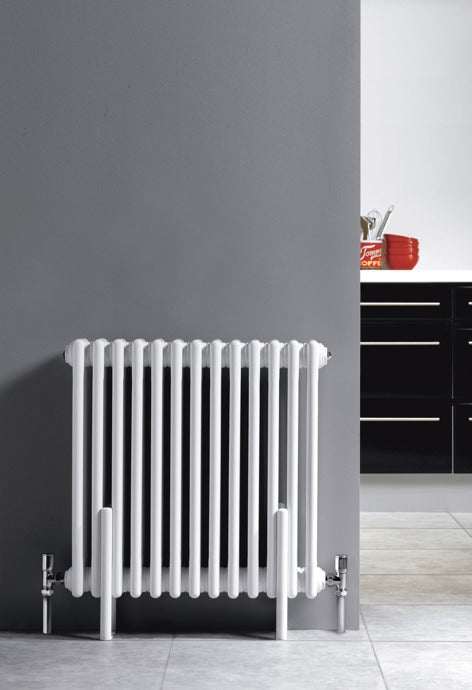 Nuie Colosseum High Gloss White Traditional Floor Mounted Legs - HX300