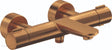 Duravit Wave Dual Handle Bathtub Thermostat For Exposed Installation - Brushed Bronze - WA5220000004