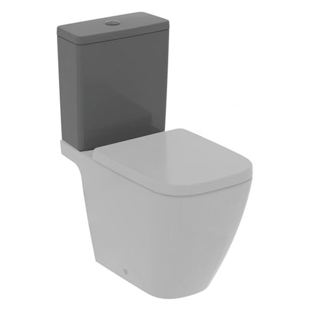 Ideal Standard i.life B Close Coupled 6/4 Litre Cistern - Gloss Grey - E247958 - TAP 'N' SHOWER