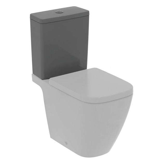 Ideal Standard i.life B Close Coupled 6/4 Litre Cistern - Gloss Grey - E247958 - TAP 'N' SHOWER