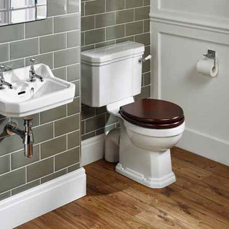 Ideal Standard Waverley Close Coupled Cistern With Front Lever Flush - U470901 - TAP 'N' SHOWER