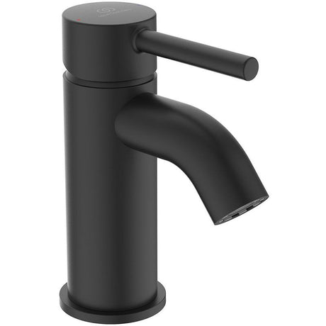Ideal Standad Ceraline Single Lever Mini Basin Mixer - Silk black - BC185XG - TAP 'N' SHOWER