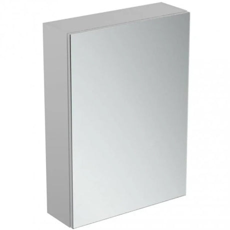 Ideal Standard 1 - Door Mirror Cabinet with Bottom Ambient Light 500mm Wide - Aluminium - T3428AL - TAP 'N' SHOWER