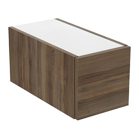 Ideal Standard Adapto 1 Drawer Wall Hung Base Unit 25cm - Dark Wood - U8419FW