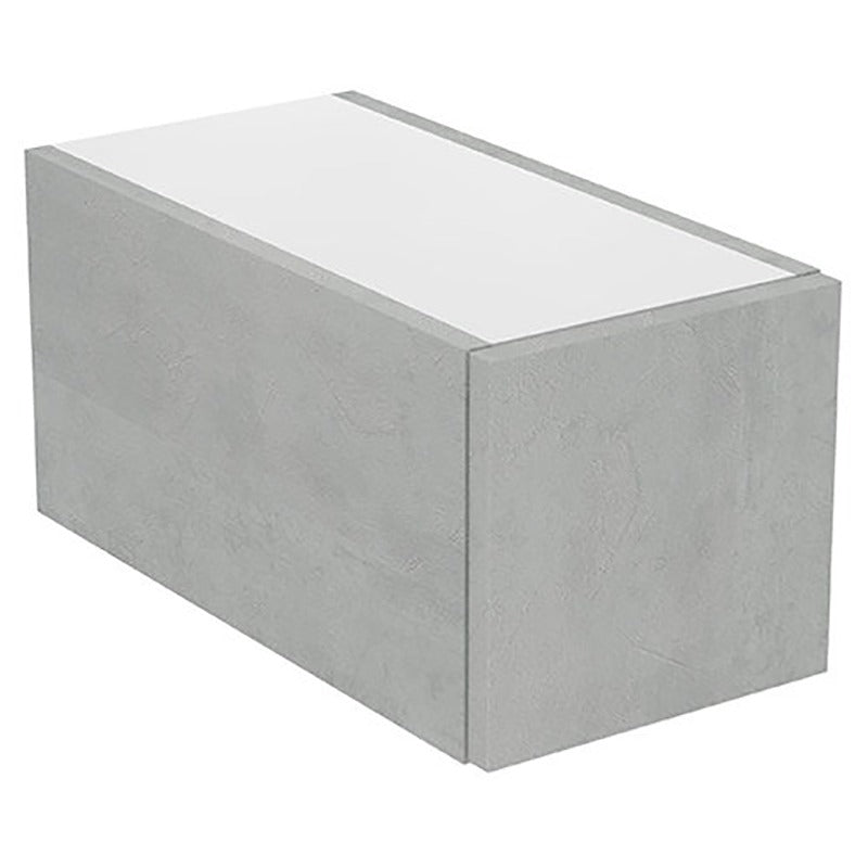 Ideal Standard Adapto 1 Drawer Wall Hung Base Unit 25cm - Grey Stone - U8419FX