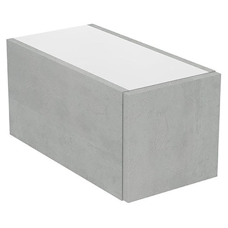 Ideal Standard Adapto 1 Drawer Wall Hung Base Unit 25cm - Grey Stone - U8419FX