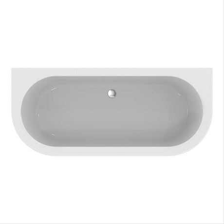 Ideal Standard Adapto D-Shaped Double Ended Bath 180cm x 80cm - White - T360501