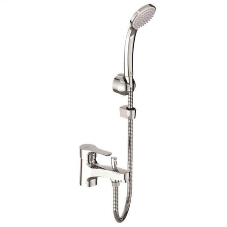 Ideal Standard Alpha 1 Tap Hole Bath Shower Mixer with Kit - Chrome - BC681AA - TAP 'N' SHOWER