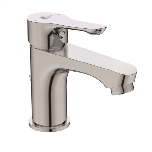 Ideal Standard Alpha Deck Mounted 1 Tap Hole Basin Mixer with Click Waste - Chrome - BC680AA - TAP 'N' SHOWER