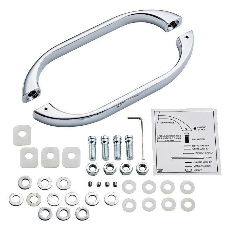 Ideal Standard Bath Grips - Chrome - S1588AA - TAP 'N' SHOWER