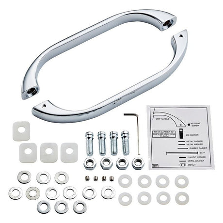 Ideal Standard Bath Grips - Chrome - S1588AA - TAP 'N' SHOWER