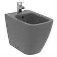 Ideal Standard Bidets i.life B Back to Wall Bidet - Gloss Grey - T461758
