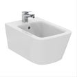 Ideal Standard Blend Cube Wall Hung Bidet 1 Taphole - Silk White - T3687V1 - TAP 'N' SHOWER