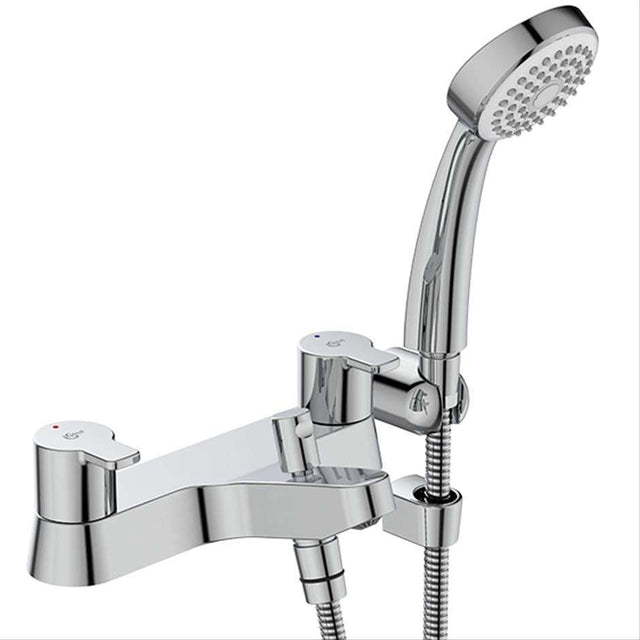 Ideal Standard Calista Modern Chrome Bath Shower Mixer with Kit - B115