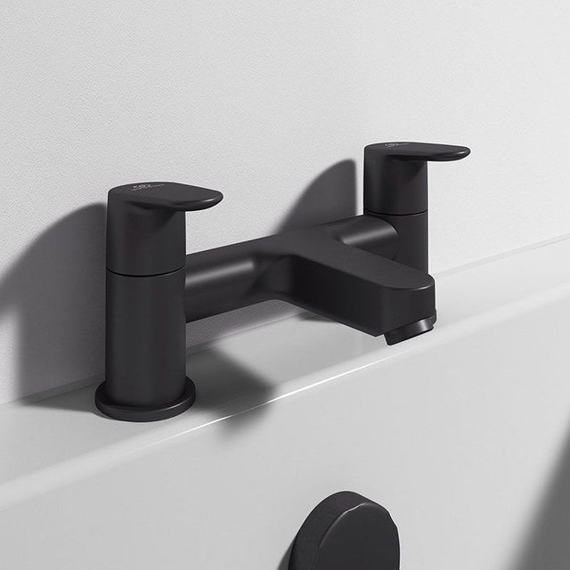 Ideal Standard Cerafine O Bath Filler - Silk Black - BC707XG - TAP 'N' SHOWER