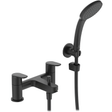 Ideal Standard Cerafine O Bath Shower Mixer c/w Shower Set - Silk Black - BC708XG - TAP 'N' SHOWER
