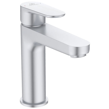 Ideal Standard Cerafine O Sl Basin Mixer With Click Waste - Silver - BD829SI - TAP 'N' SHOWER