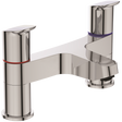 Ideal Standard Ceraflex Dual Control Two Hole Deck Mounted Bath Filler - Chrome - B1824AA