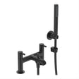 Ideal Standard Ceraline 2 Hole Bath Shower Mixer - Silk Black - BC189XG