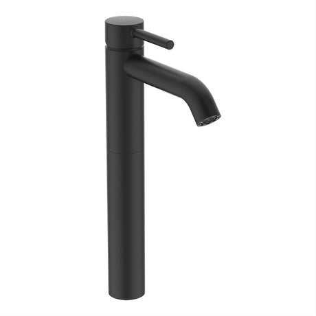 Ideal Standard Ceraline Single Lever Vessel Basin Mixer - Silk Black - BD365XG