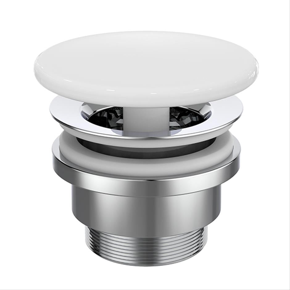 Ideal Standard Ceramic 1 1/4" Free Flow Waste - Silk White - E2114V1