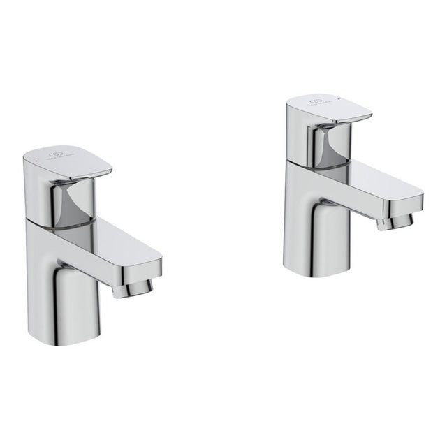 Ideal Standard Ceraplan Chrome Basin Pillar Taps - Pair -BD247AA