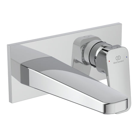 Ideal Standard Ceraplan Chrome Single Lever Wall Mounted Basin Mixer - BD244AA