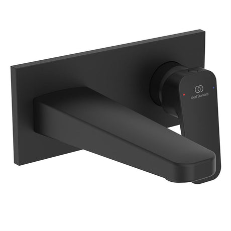 Ideal Standard Ceraplan Single Lever Wall Mounted Basin Mixer - Silk Black - BD244XG