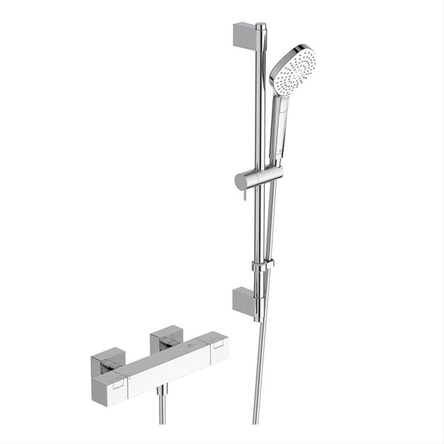 Ideal Standard Ceratherm C100 Exposed Thermostatic Shower Mixer Pack - Chrome - A7537AA