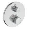 Ideal Standard Ceratherm Navigo Built In Thermostatic 1 Outlet Round Shower Mixer - Chrome - A7295AA