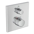 Ideal Standard Ceratherm Navigo Built In Thermostatic 1 Outlet Square Shower Mixer - Chrome - A7301AA