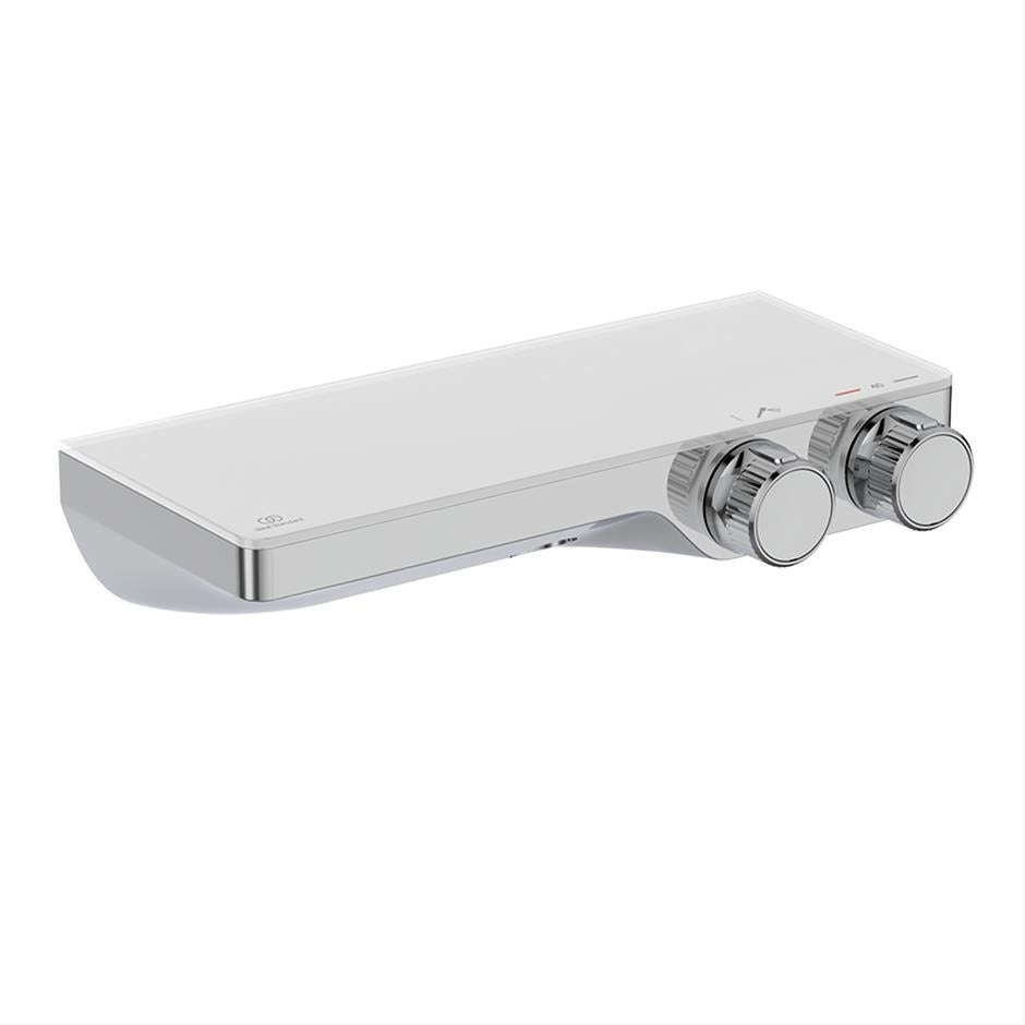 Ideal Standard Ceratherm S200 Exposed Thermostatic Shelf Shower Mixer Valve - Chrome - A7329AA