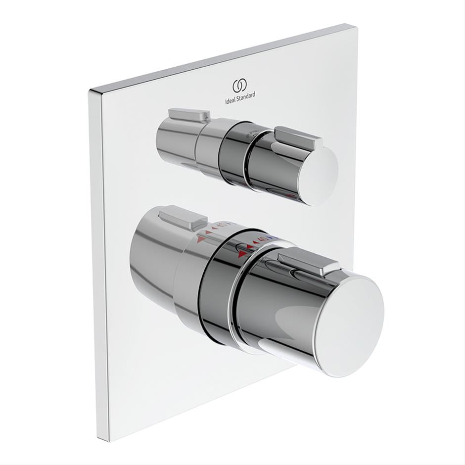 Ideal Standard Ceratherm T100 Built-In Thermostatic Showers - Chrome - A6956AA