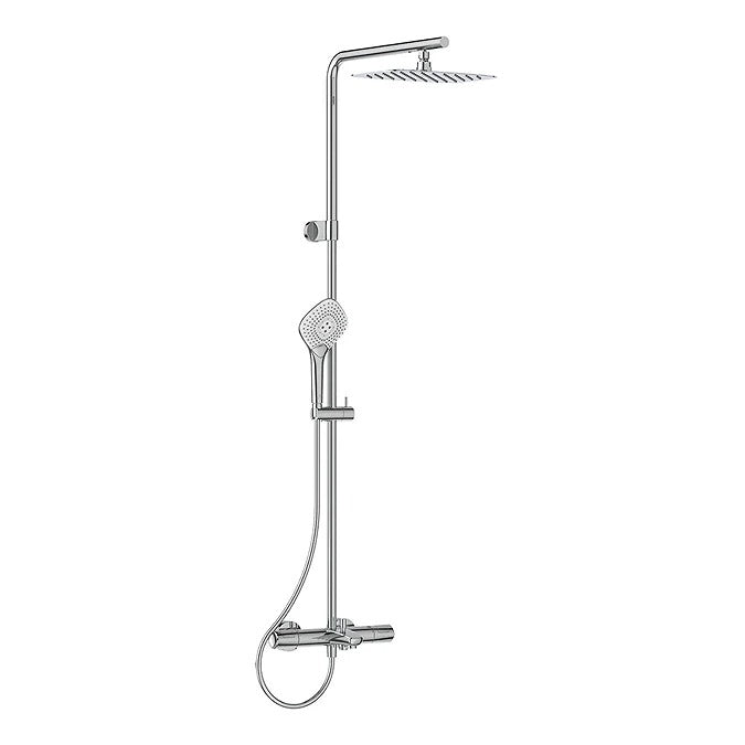 Ideal Standard Ceratherm T100 Exposed Thermostatic Bath Shower - Chrome - A7591AA