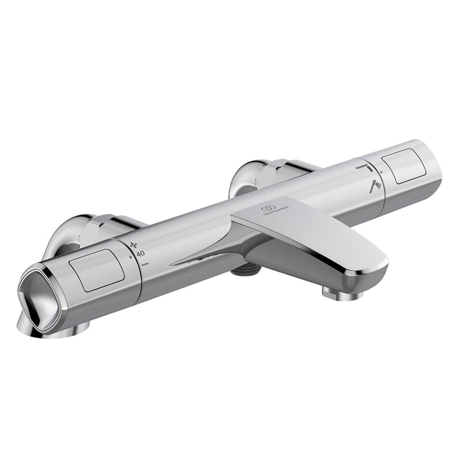 Ideal Standard Ceratherm T100 Exposed Thermostatic Bath Shower Mixer - Chrome - A7239AA